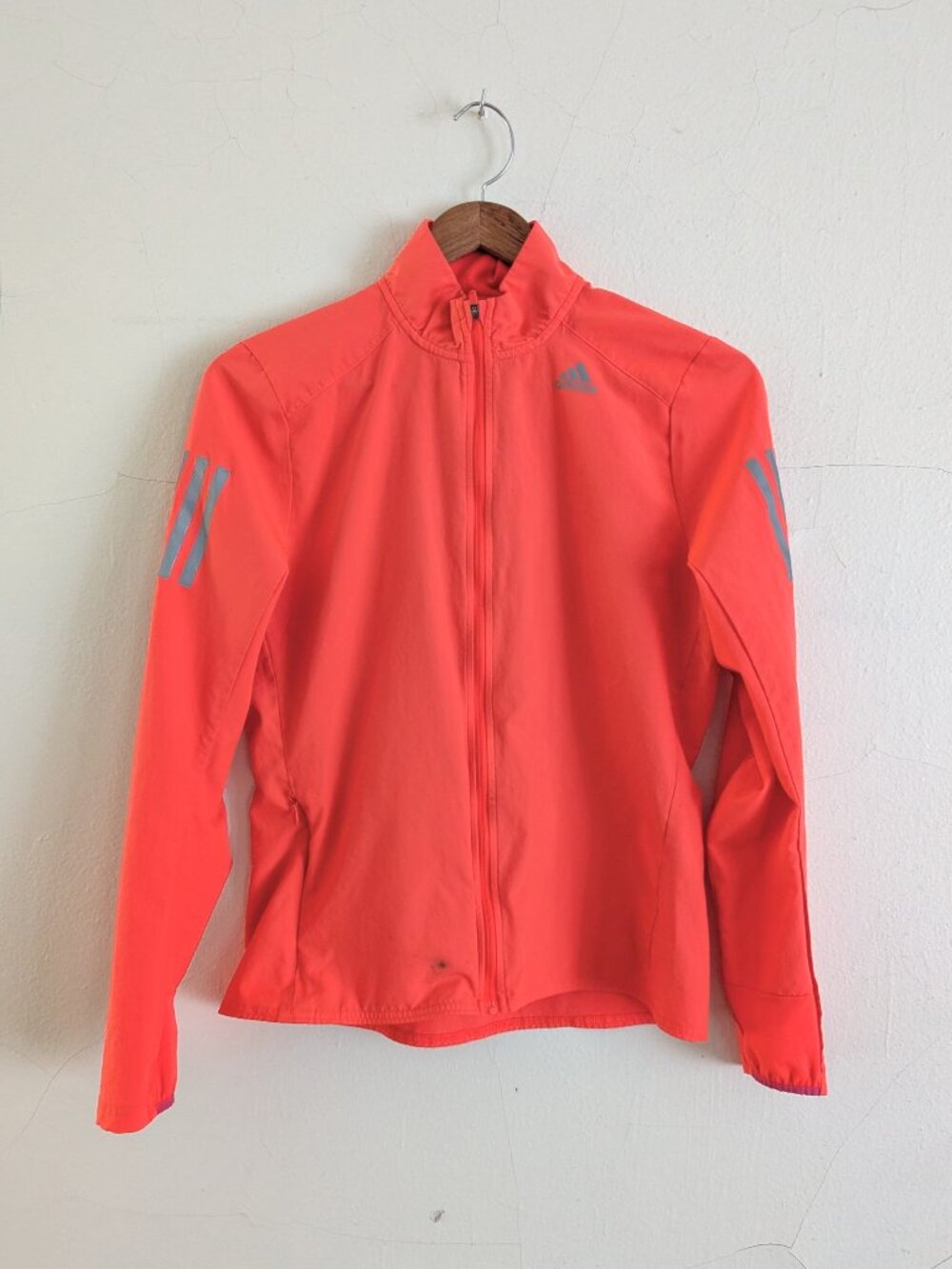 Adidas Women's Orange Windbreaker XS